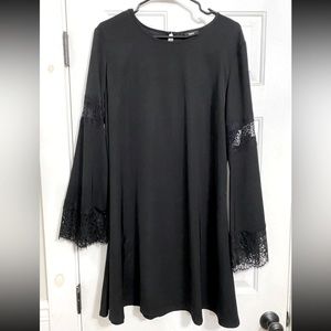 Women’s black long sleeve dress